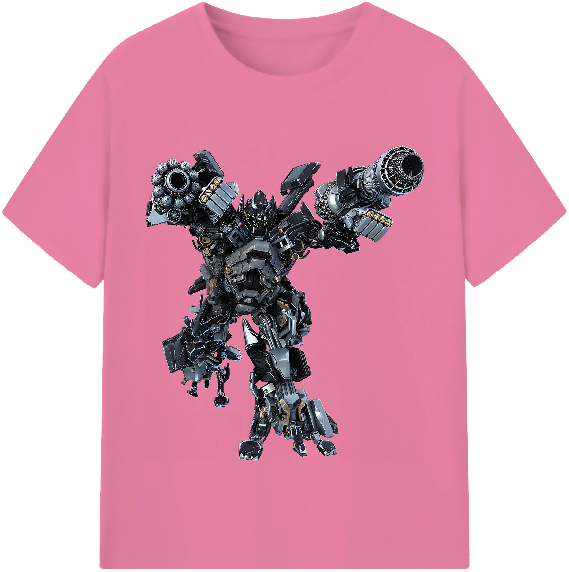 （画像用） Transformers トランスフォーマー 綿100％半袖Tシャツ（フロントプリント）